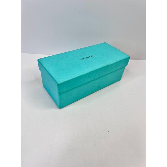 Authentic Tiffany Co Eyeglass Sunglass Leather Case w/ Gift Box & Cloth NEW - Picture 14 of 16